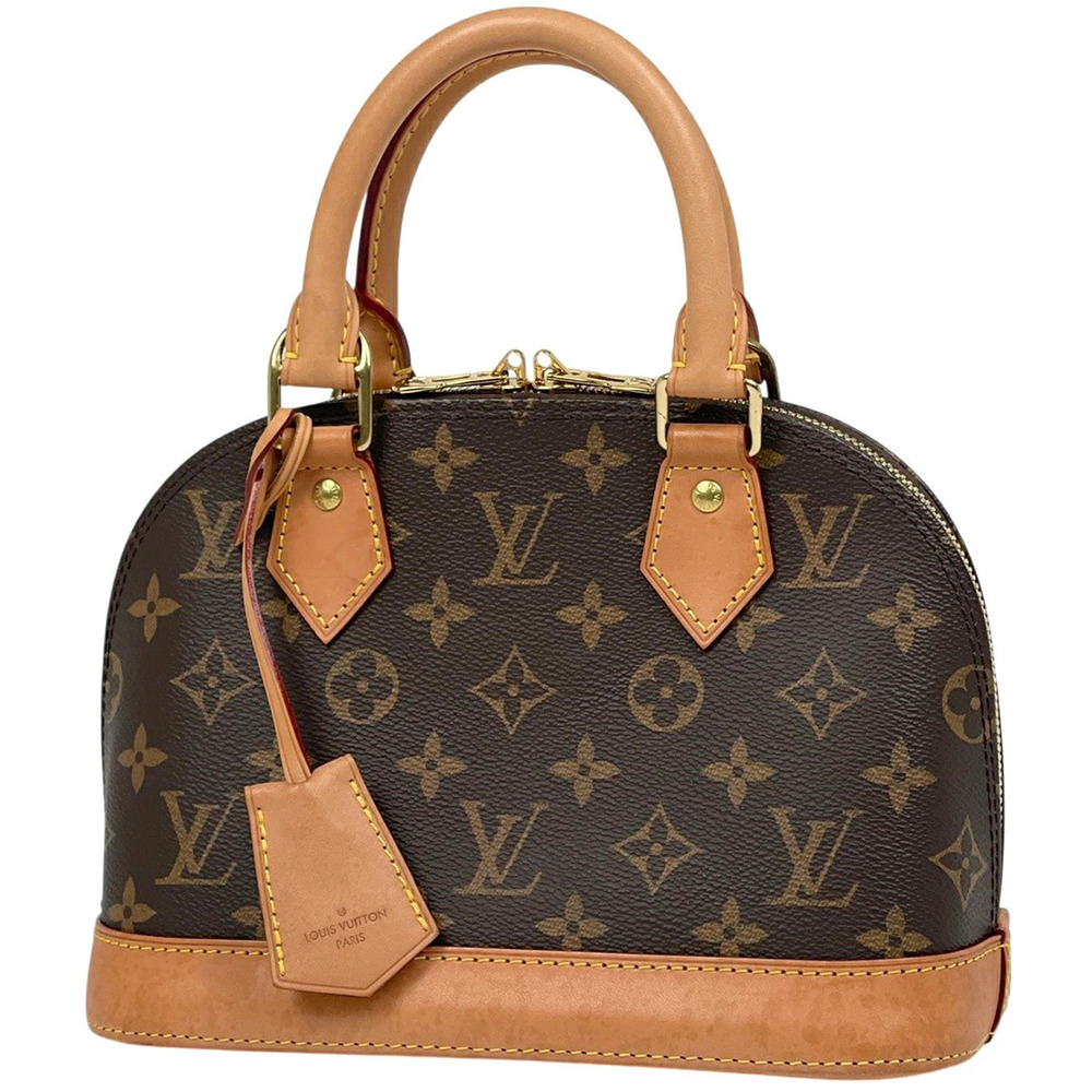 Louis Vuitton Alma Shoulder Bag Handbag Monogram Brown